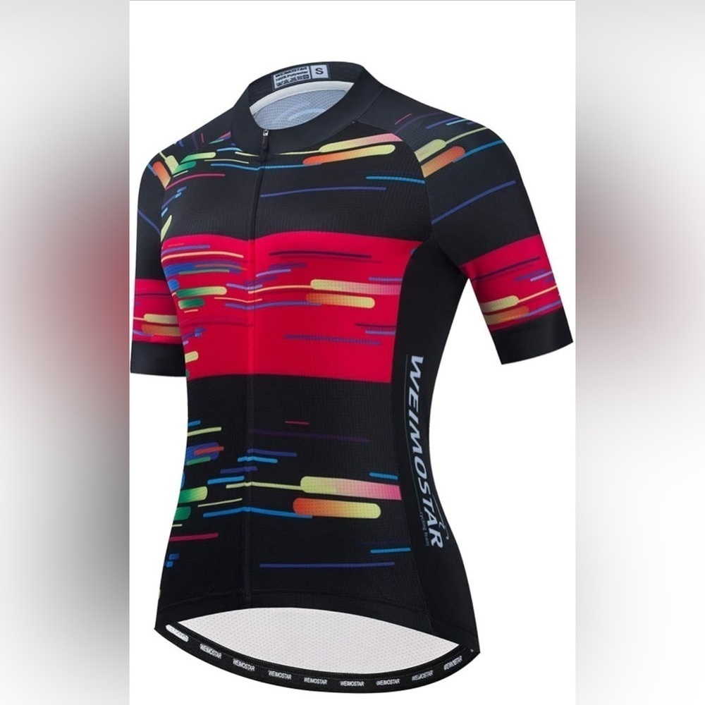 NWT- Women’s Short Sleeve Cycling Jersey,  Comfortable Quick Dry Top SIZE: L & M